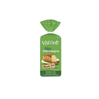 Pão de Forma 35% Integral Visconti 400g