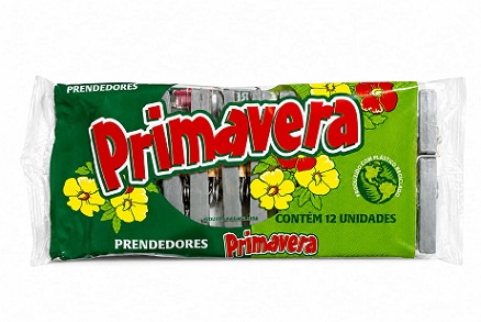 Prendedor de Roupa Plast Primavera 12un