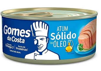 Atum Sólido em Óleo Gomes da Costa 120g