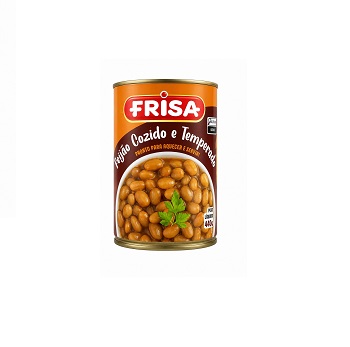 Feijão Cozido e Temp Frisa Lata 440g