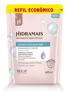 Sabonete Gel Refil Perf De Bebe Hidramais 400ml
