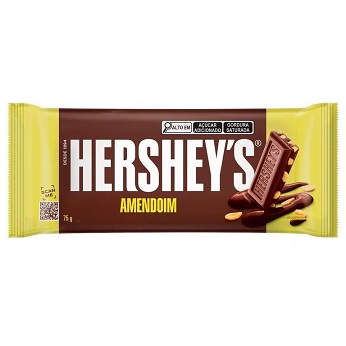 Barra de Chocolate Amendoin Hershey’s 82g
