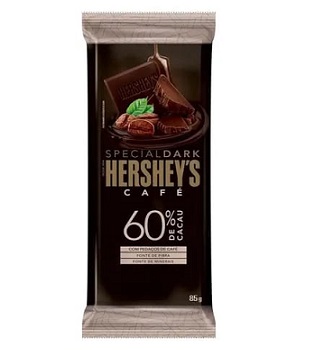 Barra de Choc Café 60% Cacau Hershey’s 85g
