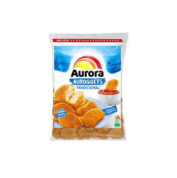 Empanados de Frango Auroggets Tradicional Aurora 900g