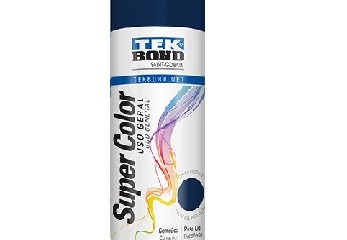 Tinta Spray Super Color Tek Bond Uso Geral Azul Escuro 350ml