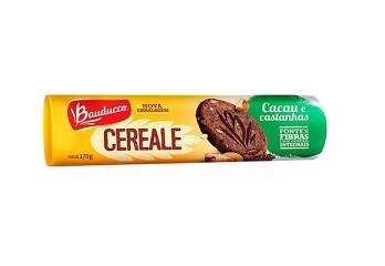 Biscoito Integral com Cacau e Castanhas Cereale Bauducco 170g