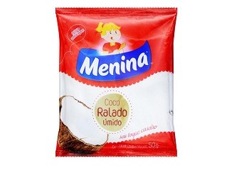 Coco Ralado Úmido e Adoçado Menina 50g