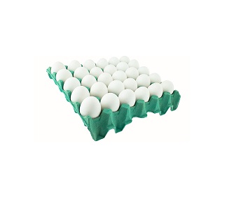 Pente de Ovos Brancos com 30 Unidades