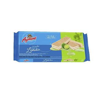 Biscoito Wafer Aymoré Limão 105g