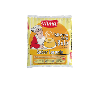 Mistura para Bolo Vilma Sabor Laranja 400g