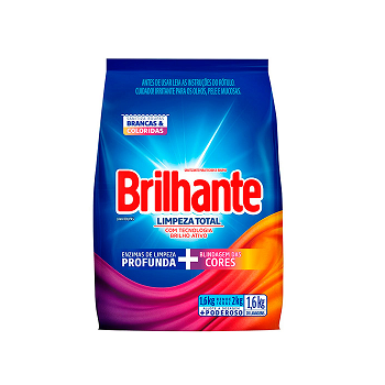 Lava Roupas Brilhante Sachê 1,6kg