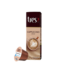 Cápsula Cappuccino Avelã Tres Corações 10und