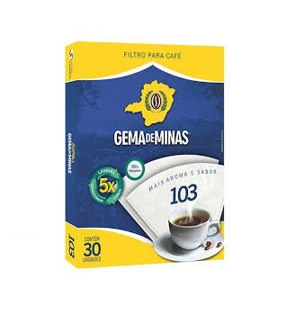 Filtro para Café 103 Gema de Minas 30 Unidades