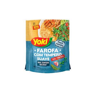 Farofa Com Tempero Suave Sem Pimenta Yoki 200g