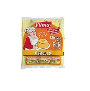 Mistura para Bolo Vilma Sabor Cenoura 400g