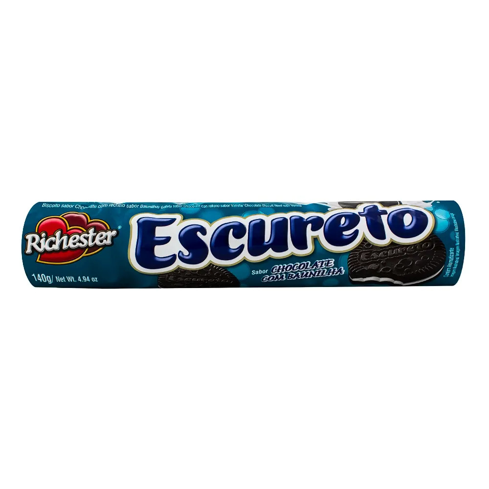 Biscoito Recheado Escureto – Richester 125g