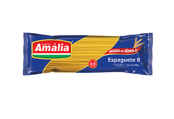 Macarrão Espaguete 8 Santa Amália Sêmola 500g