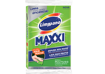 Esponja Limppano Maxxi Multiuso 4und