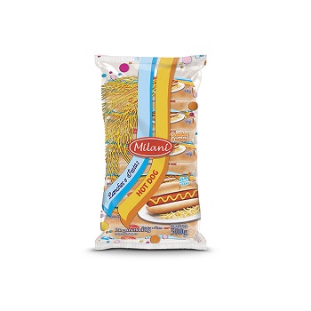 Pão de Hot Dog Milani 500g