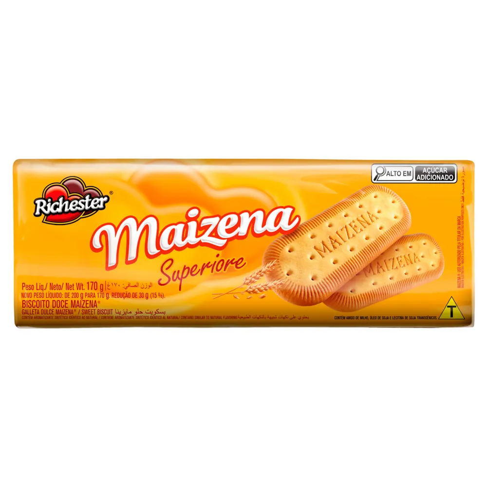 Biscoito Richester – Maizena 170g