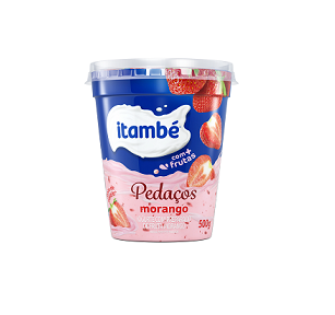 Iogurte Com Pedaços De Morango Itambé 500g