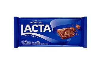 Barra de Chocolate ao Leite Lacta 90g
