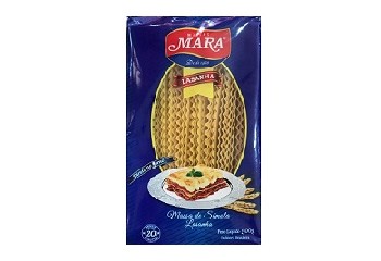 Massa de Sêmola Lasanha Mara 500g