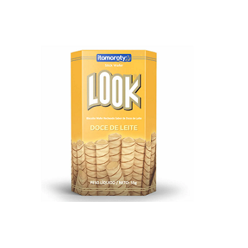 Biscoito Wafer Sabor Doce de Leite Look 55g