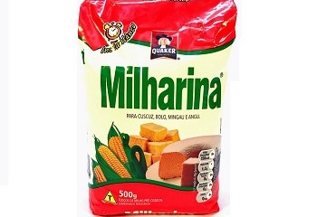 Milharina para Cuscuz, Bolo, Mingau e Angu  Quaker 500g