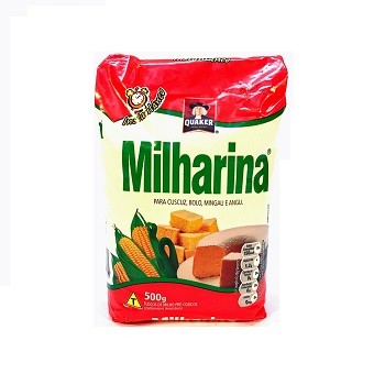 Milharina para Cuscuz, Bolo, Mingau e Angu  Quaker 500g