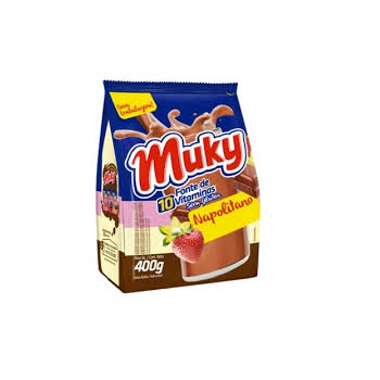 Achocolatado em pó Muky Sabor Napolitano 400g