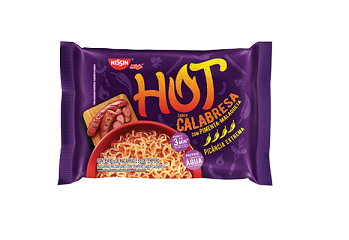 Macarrão Instantâneo Nissin Miojo Hot Calabresa 80g