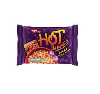 Macarrão Instantâneo Nissin Miojo Hot Calabresa 80g