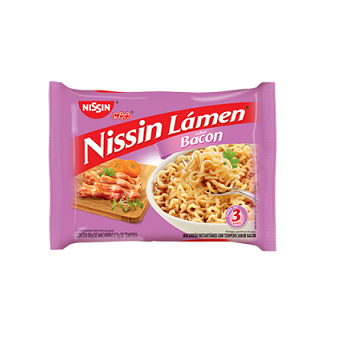 Macarrão Instantâneo Nissin Miojo Bacon 80g