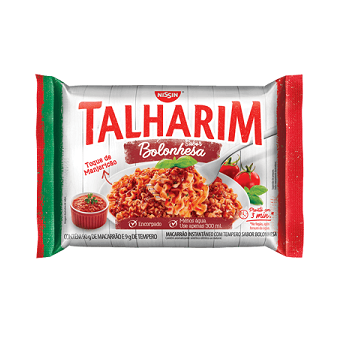 Macarrão Instantâneo Talharim Sabor Bolonhesa Nissin 90g