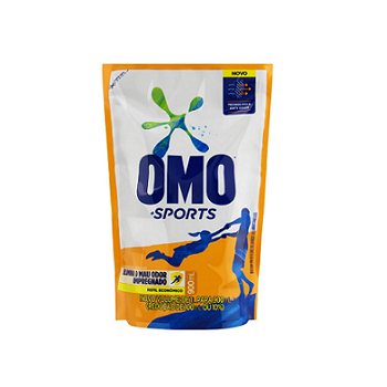 Lava Roupas Omo Líquido Antiodor sachê 900ml