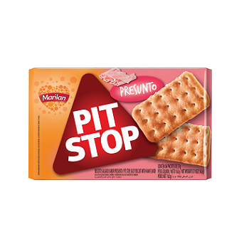 Biscoito Pit Stop Presunto Marilan 162g