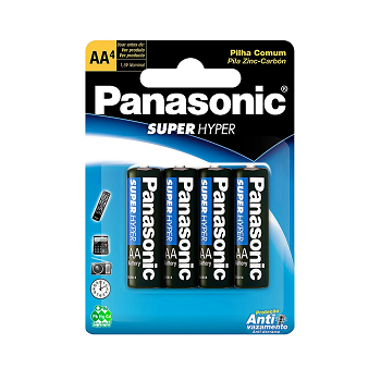 Pilha Comum AA 4 Unidade(s) Panasonic