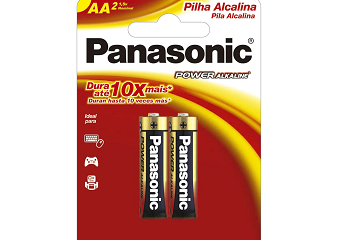 Pilha Alcalina AA 2 Unidade(s) Panasonic