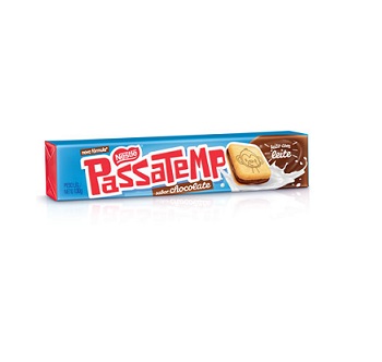 Biscoito Recheado Passatempo Chocolate 130g