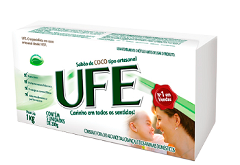Sabão de Coco UFE barra 1kg
