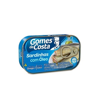 Sardinhas com Óleo Gomes da Costa 125g