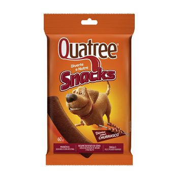 Bifinhos Quatree Snacks Sabor Churrasco 60g
