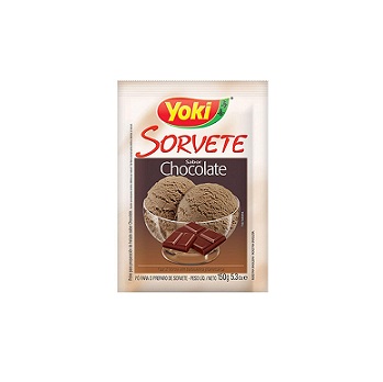 Pó para Sorvete Yoki Chocolate 150g