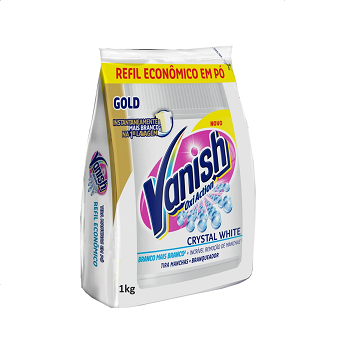 Vanish Cristal White em pó Sachê 400g