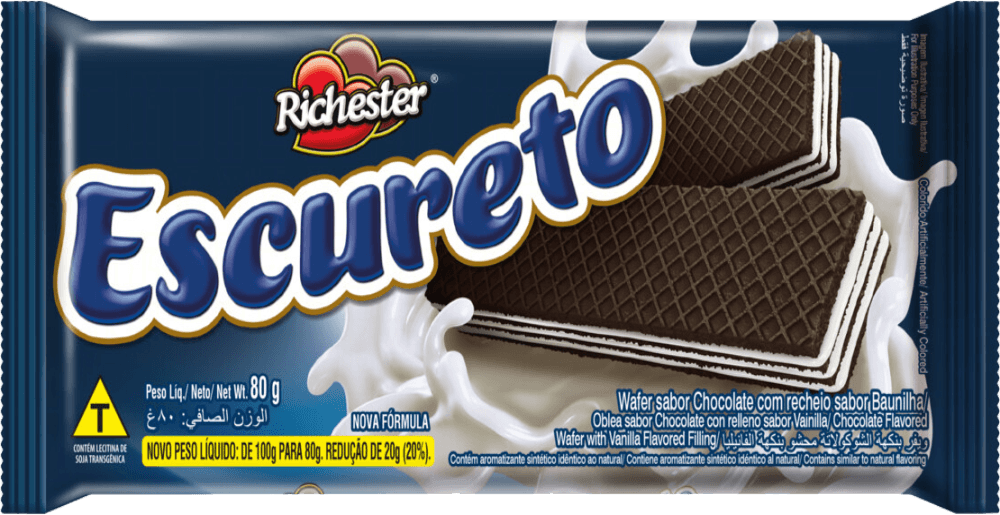 Wafer Escureto – Richester 80g