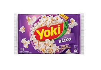 Milho para Pipoca Micro-ondas Bacon Yoki 100g